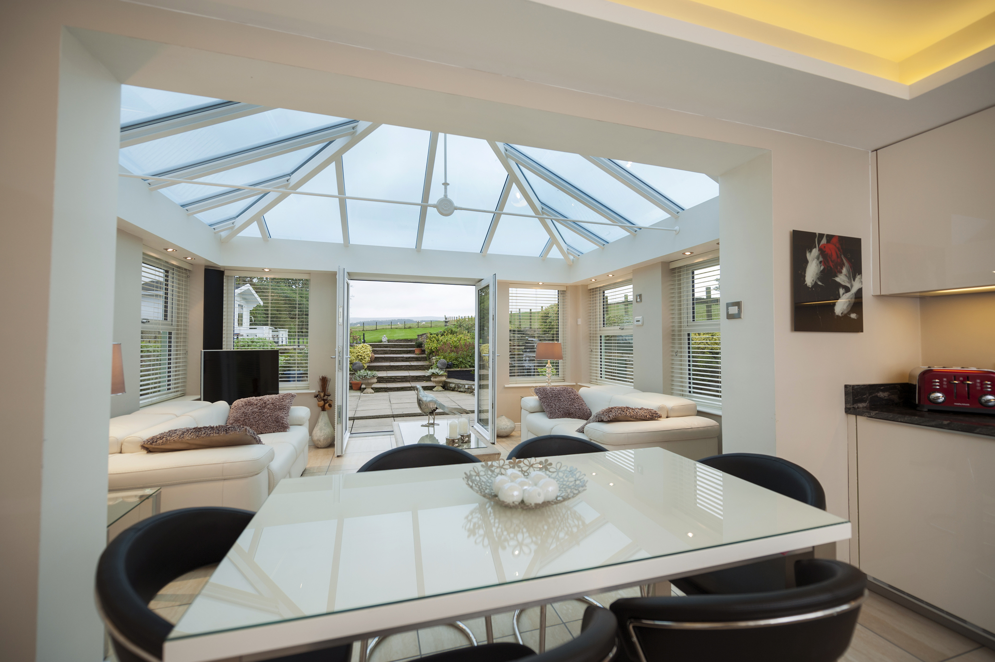 Large kitchen extension looking out