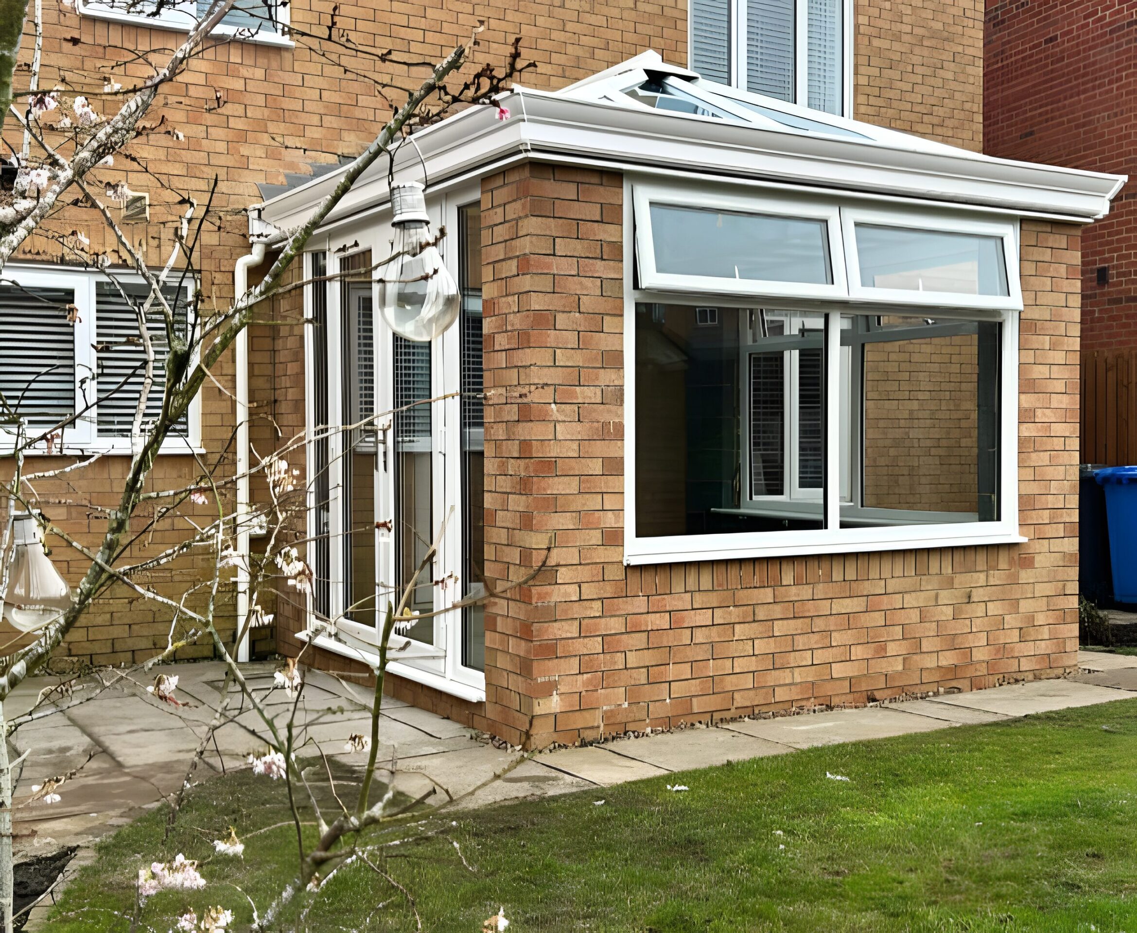 clean modern conservatory
