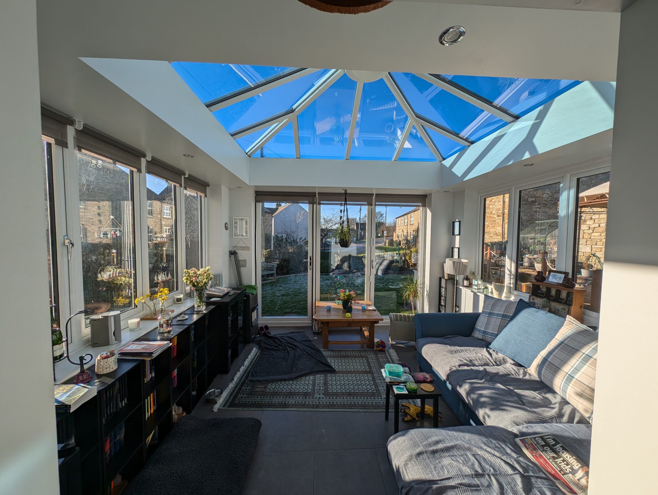 interior of modern conservatory